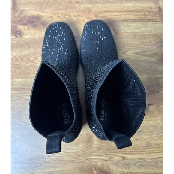 Kenneth Cole Reaction Women's Rida Stretch Jewel Dress Booties Black Size 9 - Picture 4 of 8